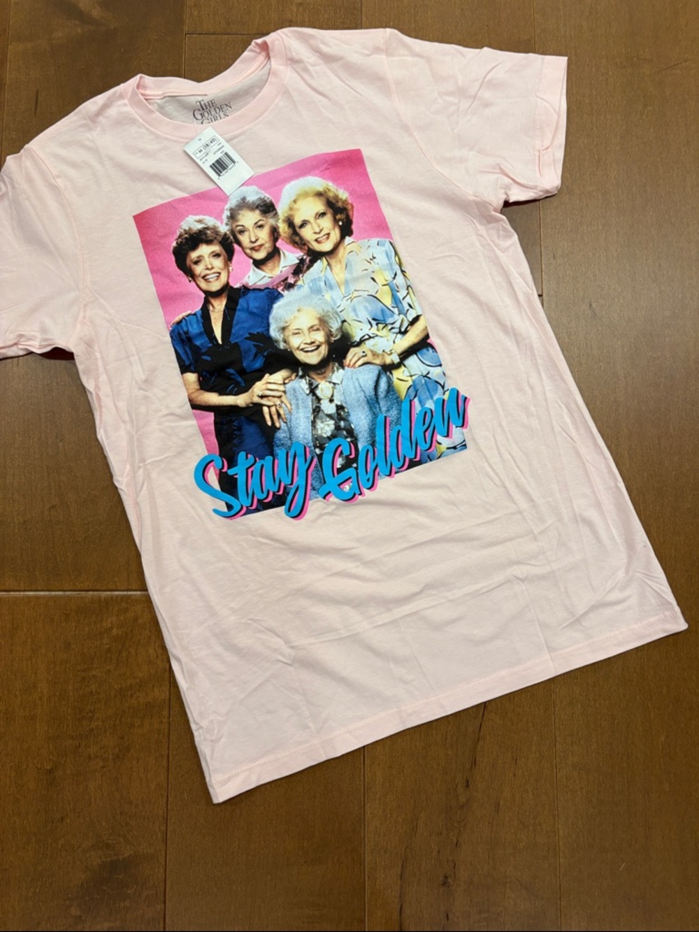 Golden Girls Graphic Tee - Soft Pink